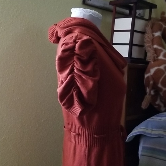 Rust colored dress - Picture 3 of 3